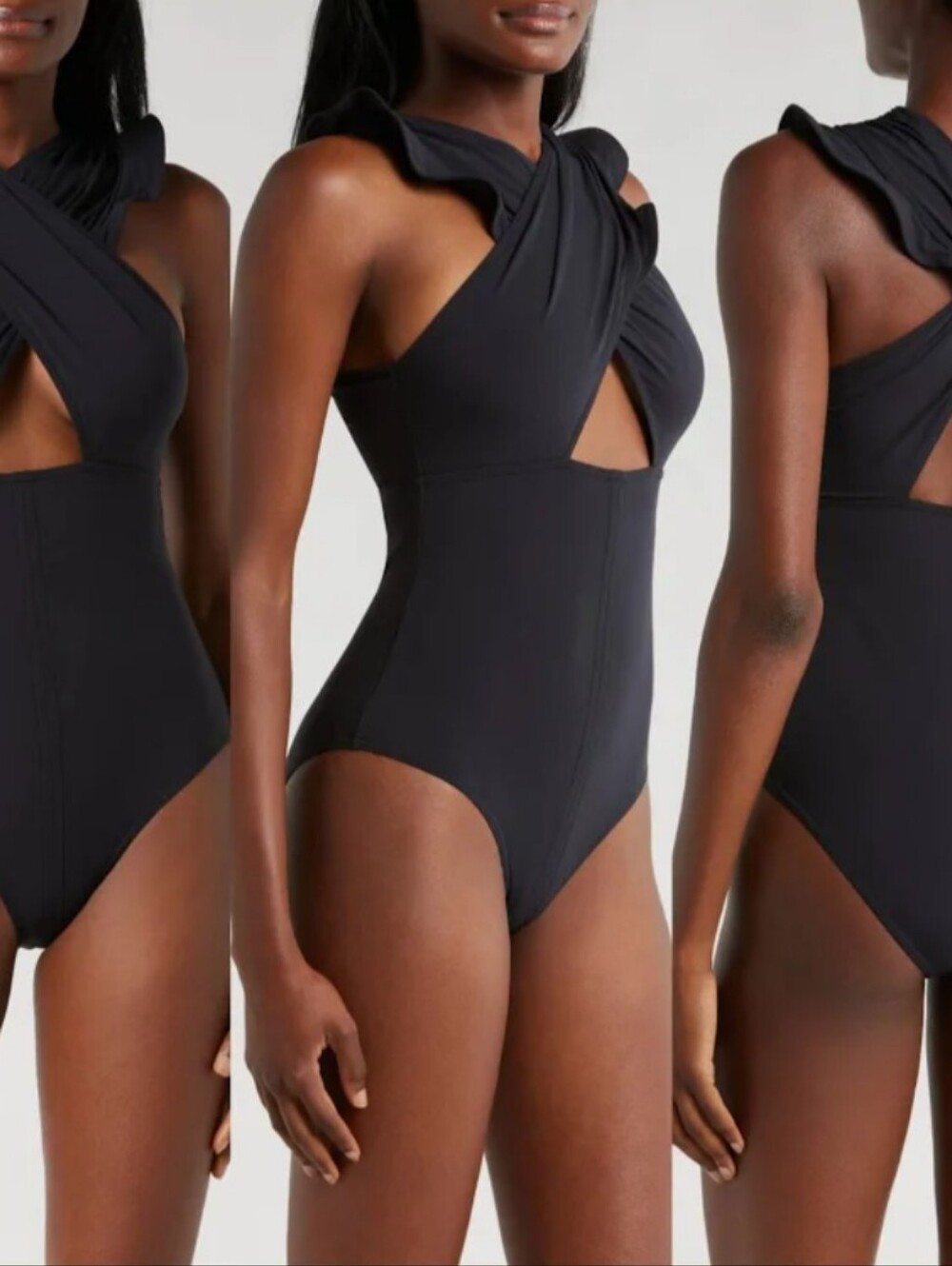 Ulla Johnson Medium Antilles Maillot Noir One Piece Bathing Suit NWT